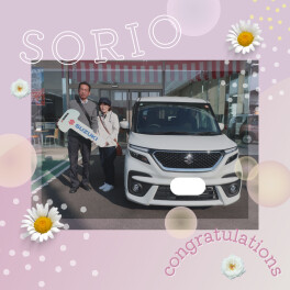 SORIO納車しました！
